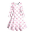 thumbnail image 5 of Girls Dresses Child Kids Cartoon Printed Long Sleeve A Line Loose Cute Dresses Party Evening Princess Dress Size 8 Y-9 Y, 5 of 5