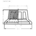 thumbnail image 3 of 3 Pcs Guitars Strat Knob 1 Volume 2 Tone Control Knobs for Guitar Accessories, 3 of 10