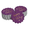 thumbnail image 1 of Inkdotpot Pack Of 50 Happy Holiday Favor Paper Tags Craft Real Gold Foil Hang Tags, 1 of 6