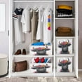 thumbnail image 6 of Foldable Fabric Storage Bin Home Cubes Clothing Organizer Bins Large Collapsible Box Basket for Home Organizer Cute Black Cow, 6 of 7