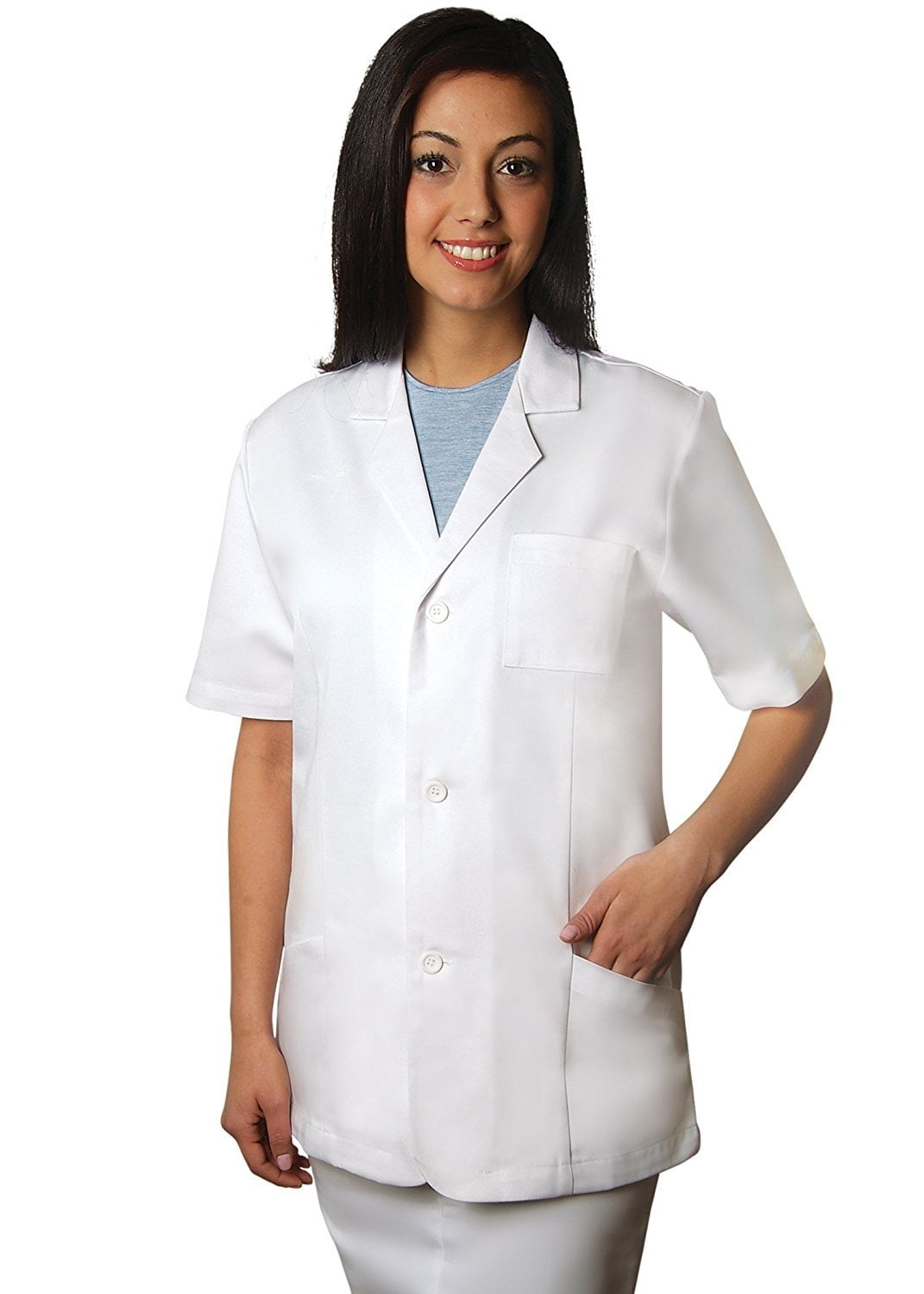 Adar Universal Unisex Lab Coats Short Sleeve 31" Consultation Lab
