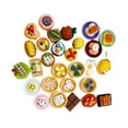 thumbnail image 4 of TISHITA 50 Pieces Mini Resin Food Toys Gifts Decorative Props Toy House Kitchen Food, 4 of 8