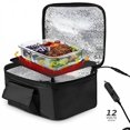 thumbnail image 7 of ACDANC 12V Portable Car Food Warmer Small Oven Microwave Self Heating Lunch Bag Electric Food Warmer Lunch Box for Meals Reheating & Food Cooking (Black), 7 of 7