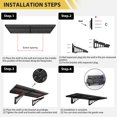 thumbnail image 3 of Garage Shelves Wall Mounted 2 Pack, 51 x 122 Cm Garage Storage Shelving, Wall Mounted Tool Storage Rack 254Kg Load Capacity, 3 of 9