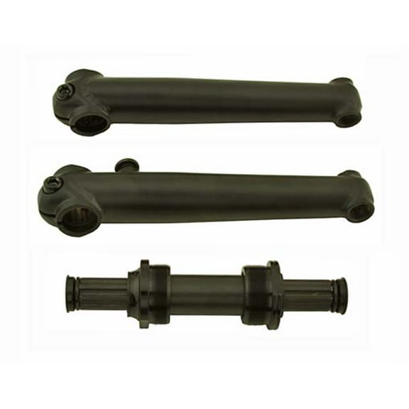 Crank Set Chromoly 175mm EU/BB 8t Black.