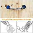 thumbnail image 5 of OUNONA 2 Sets Heavy Duty Security Door Chain Lock Stainless Steel Anti Theft Chain For Front Door Storm Door Screen Door Wind Safety Home Protection, 5 of 8