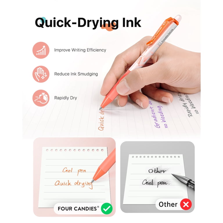 Four Candies Erasable Gel Pens, 18-Color Pack photo 5