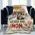 thumbnail image 6 of Best Mom Photo Custom Blankets With Photos And Name, Mom Christmas Photo Gift, Personalized Mom Birthday Gifts, We Love You Mom Blanket, 6 of 6