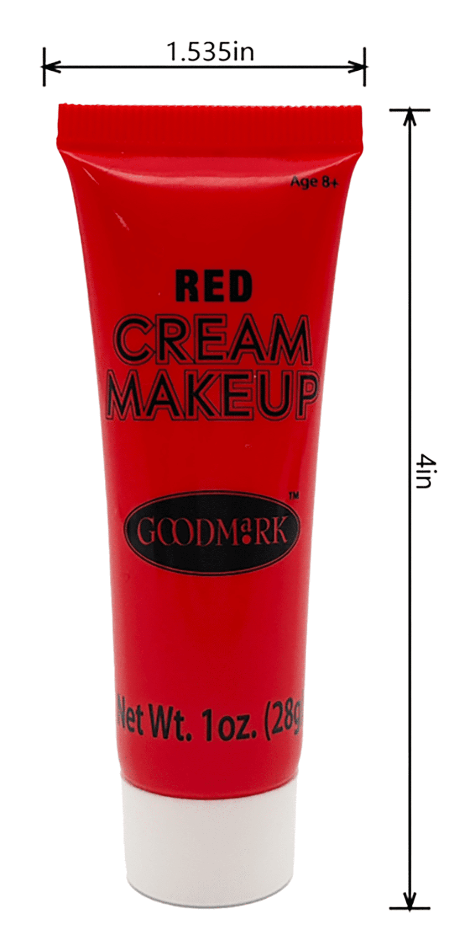 Body Paint, Red, 1oz, Halloween Make-Up for Adults, by Goodmark
