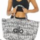 thumbnail image 1 of ALO Yoga Gray Tie-Dye Women's Tote Bag, 1 of 3
