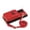 Red, variant on for Samsung Galaxy Z Fold 6 Wallet Case Crossbody Strap, Zipper Pocket Phone Case with Card Holder Wrist Strap Purse Stand Cover for Women Girls Compatible with Samsung Galaxy Z Fold 6, Black