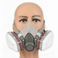 thumbnail image 4 of Reusable Half Mask Respirator 6200 Gas Mask with Filter Cartridges and Pads PZCC, 4 of 4