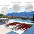 thumbnail image 4 of Fsddascl Red Plaid Snowman Christmas Outdoor Rug for Patio/Deck/Porch, Non-Slip Large Area Rug 6 x 9 Ft, Xmas Tree Snowflake Balls Indoor Outdoor Rugs Washable Area Rugs, Camping Rug Carpet Runner, 4 of 5