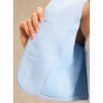 thumbnail image 4 of DARING DIVA Women's Crew neck Button Down Long Sleeve Cropped Blazer 2XL Light Blue, 4 of 6