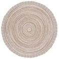 thumbnail image 2 of SAFAVIEH Braided Isador Solid Polyester Reversible Area Rug, Natural, 5' x 5' Round, 2 of 7