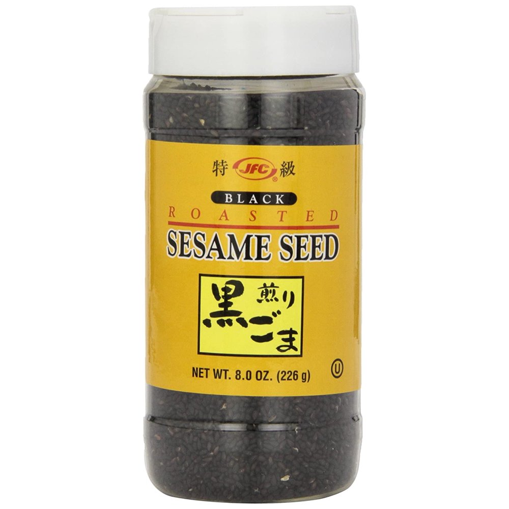 JFC Sesame Seeds, Black, 8Ounce (Pack of 4)