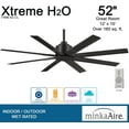 thumbnail image 4 of 52" Minka Aire Xtreme H2O Coal Wet Ceiling Fan with Remote Control, 4 of 5