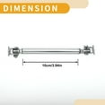 thumbnail image 4 of Unique Bargains 2pcs 10cm Adjustable Front Bumper Lip Splitter Strut Silver Tone, 4 of 6