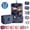 Blue & Star, variant on InnOrca Portable Travel Toiletry Bag Home Cosmetic Organizer Makeup Bag, Blue Flower