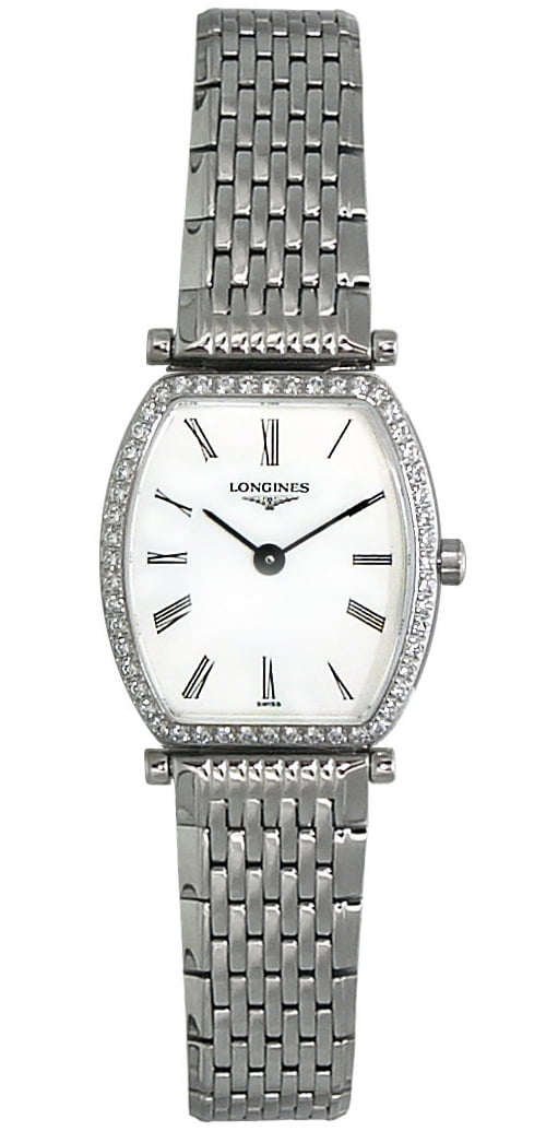 Longines La Grande Classique Stainless Steel \u0026 Diamond Womens Luxury Watch  L4.288.0.11.6 - Walmart.com
