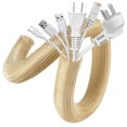 thumbnail image 1 of Funda para cables AGPTEK, 5 pies y 1.2 pulgadas, color madera, paquete de 2, 1 of 7