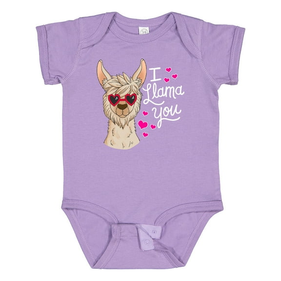 Inktastic I Llama You with Llama Illustration Boys or Girls Baby Bodysuit