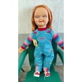 thumbnail image 5 of Muñeco chucky ojitos dormilones, cuerpo de felpa de 80 cm con huella y agujetas reales, 5 of 5