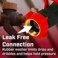 Chapin 69479 Deluxe 1Way Shutoff Hose Connection, Fits Garden Hoses