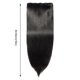 thumbnail image 4 of Xihbxyly Clip de Ocho Piezas de Cabello Largo Negro de Moda para Mujer Cabello Real Cabello Humano, 4 of 7