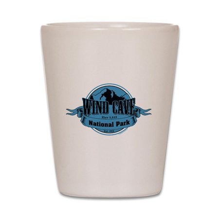 

CafePress - Wind Cave 3 - White Shot Glass Unique and Funny Shot Glass