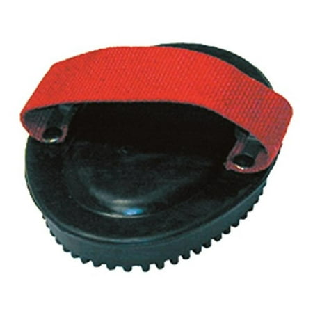 Partrade Curry Comb - 222745 Web Handled Rubber Curry Comb for Horses Black, Curry Comb. Horse and Livestock Grooming Aids By HORSE AND LIVESTOCK PRIME