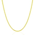thumbnail image 2 of 10k Yellow Gold Solid Diamond Cut Rope Chain 1.25mm 16 Spring Clasp, 2 of 4