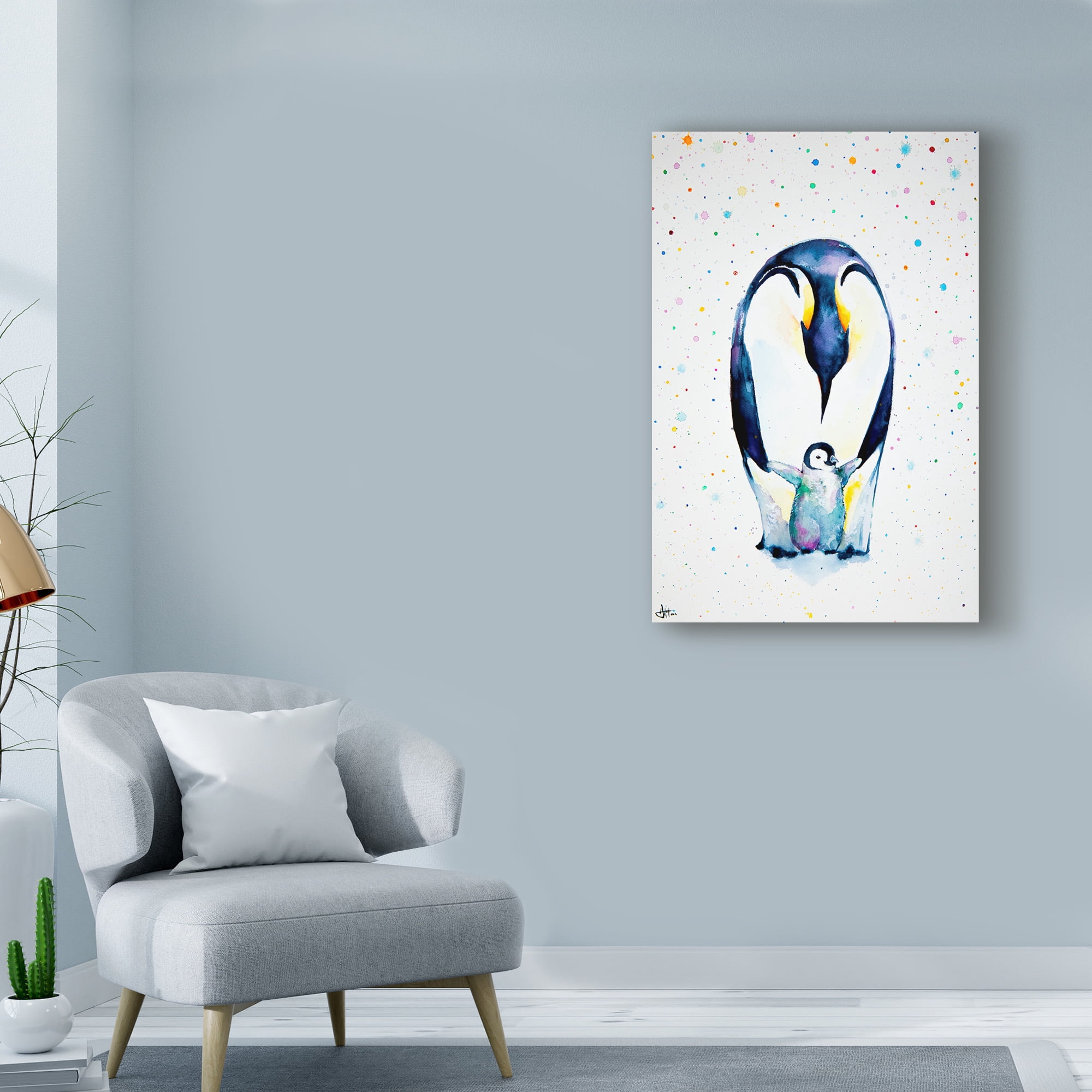 Trademark Fine Art 'Little Steps' Canvas Art by Marc Allante