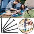 thumbnail image 1 of Cqxid Drill Bit Under $10 30Pcs 8 Inch Plastic Edging Nails Edging Pile Screw Nylon Yard Garden Nails, 1 of 7