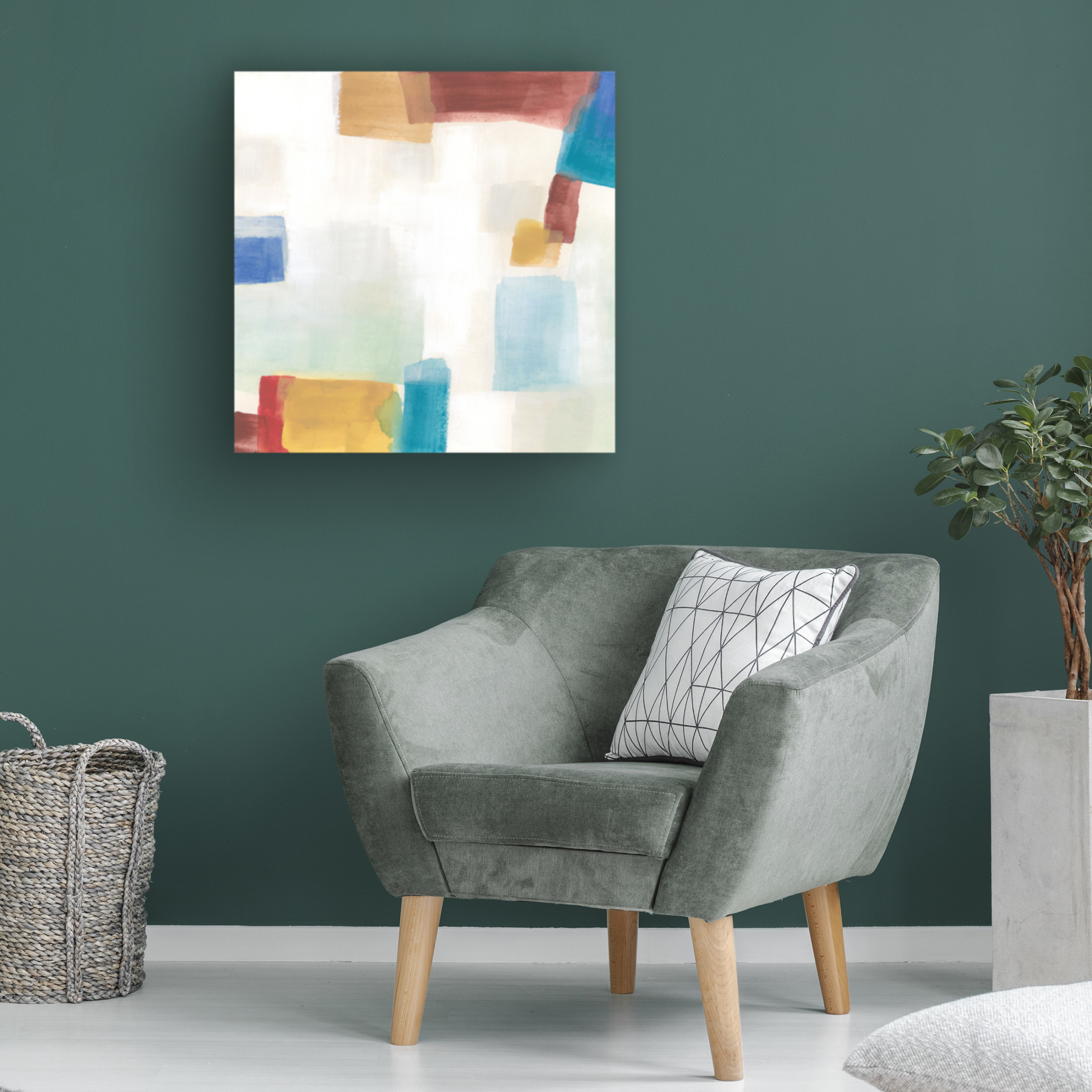 Trademark Fine Art June Erica Vess  Vidrio II Canvas Wall Art