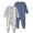 Blue/Gray Cars, variant on Baby Sleep N Play, 2-Pack, Sizes Preemie-6/9 Months