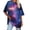Black2, variant on Wang6 Womens Short Sleeve Graphic Tshirts Shirts Trendy Plus Size Tie Dye Printed Long Tops Causal Crew Neck Loose Fit Tees Purple4 XL