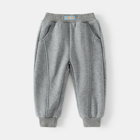 

Trend warm plus velvet trousers fried street loose boys sports sweatpants