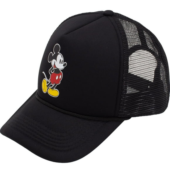 Gorra Trucker Ajustable Negra Hat Concept One Mickey Mouse