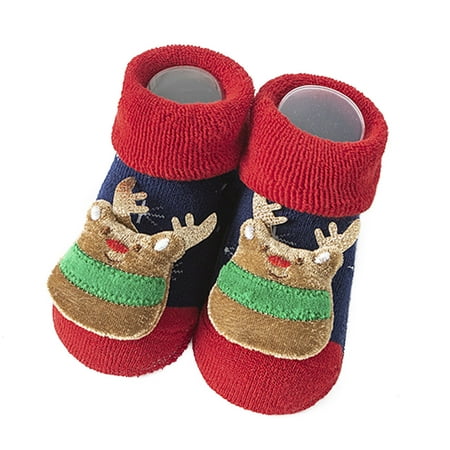 

Socks For Kids Children Christmas Socks Non Slip Insulation Floor Socks Walking Socks Thickened Warm Socks