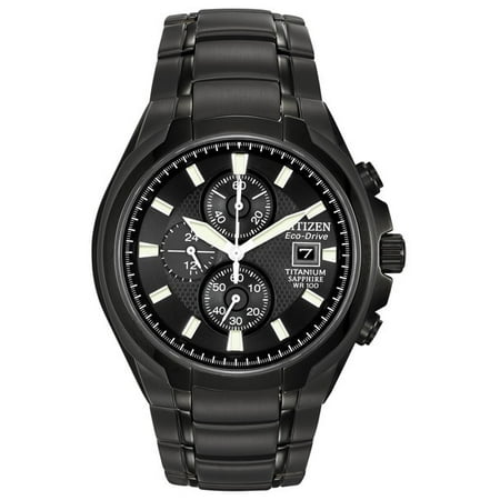 - Eco-Drive Titanium Chronograph Mens Watch CA0265-59E