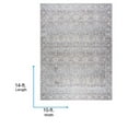 thumbnail image 4 of Livabliss x Our PNW Home Rainier Updated Traditional Washable Area Rug,10' x 14',Medium Gray, 4 of 9