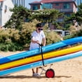 thumbnail image 4 of Feath-R-Lite Stand Up Inflatable Folding Paddle Board, SUP Portable Lightweight Orange Paddle Board Inflatable, Adapter Adjustable Aluminum Alloy Paddle Camera Base Accessories, Unisex, 4 of 9