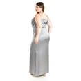 thumbnail image 3 of Vestido de escote drapeado Roman Fashion /Tallas Extras, 2005 (Plateado) plateado 38, 3 of 6