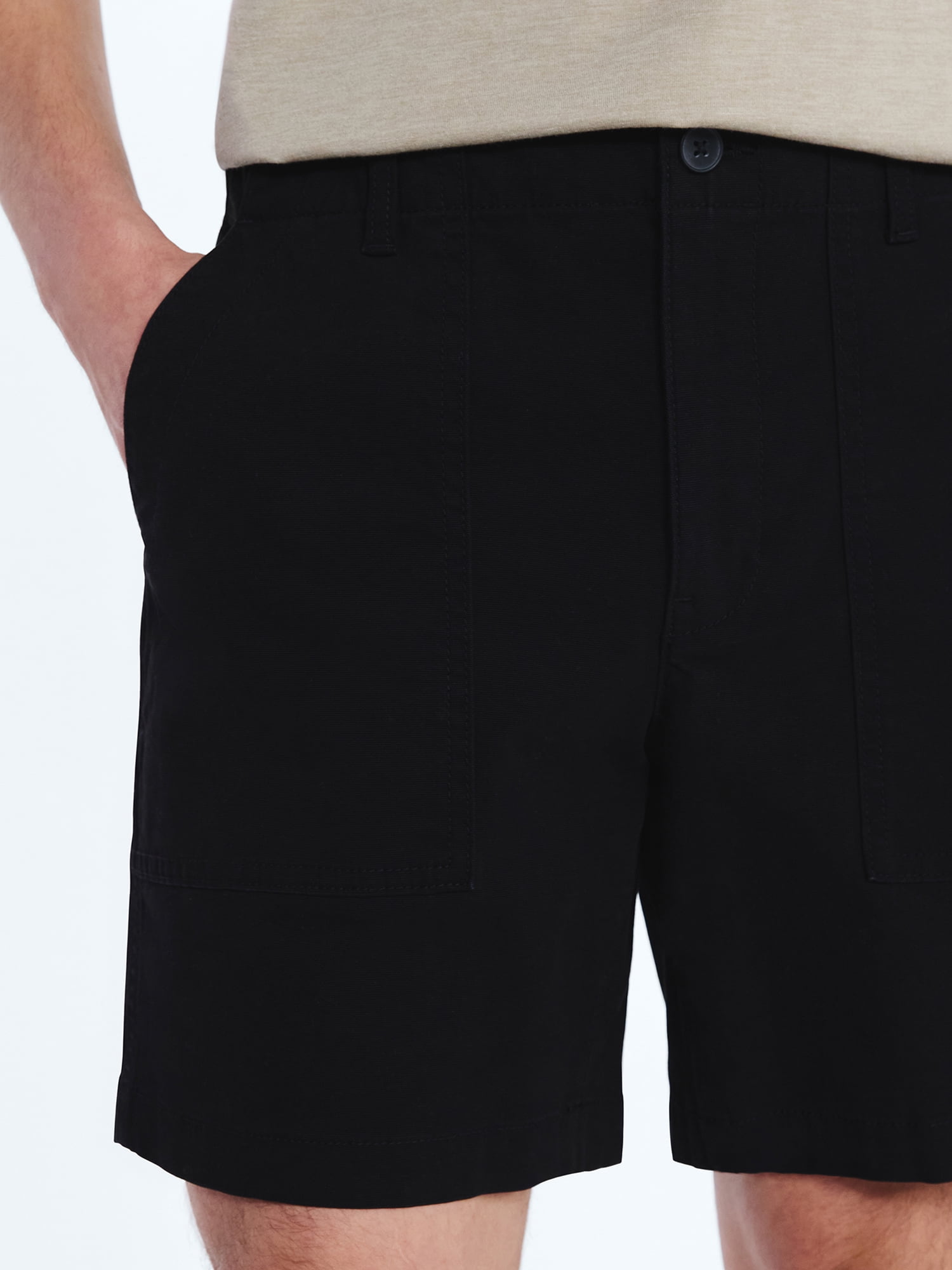 Free Assembly Men's Utility Shorts, 7" Inseam, Sizes S-3XL