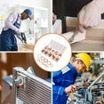 thumbnail image 4 of RENACLIPY 200Pcs Flat Copper Washer Kit with Sealing Gasket Set Rust Resistant for Home Repair, 4 of 6