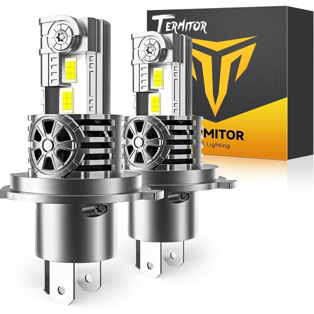 Faros antiniebla Termitor H4/9003/HB2, 50 000 lúmenes, 6500 K, paquete de 2
