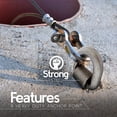 thumbnail image 2 of Goreks Weld on D Ring Mount 1 Inch Tie Down Anchor with Bracket, 47,000 Pounds Break Strength | for Trailers, Trucks, and Cargo Tie Downs (Pack of 4), 2 of 7