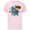 Soft Pink, variant on Disney Stitch Angry and Easily Distracted - Short Sleeve Cotton T-Shirt for Adults - Customized-Black