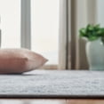 thumbnail image 6 of SAFAVIEH Journey Frederick Oriental Machine Washable Area Rug, Light Grey/Dark Grey, 6'7" x 6'7" Square, 6 of 13